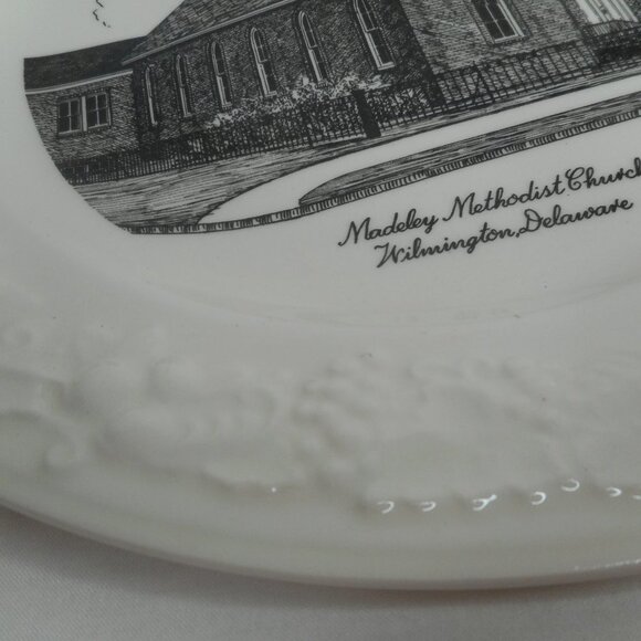 Commemorative Souvenir Plate Methodist Church - Picture 4 of 7